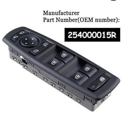 Haoxin Electric Power Window Switch 254000015R для Renault Megane Laguna 2008-2016 годов