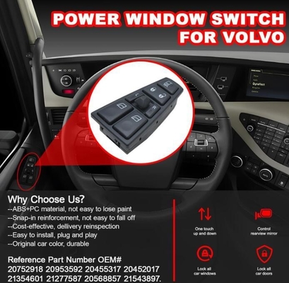 Переключатель окон для грузовика VOLVO VNL 20953592 20455317 20452017 21354601 21277587 20568857