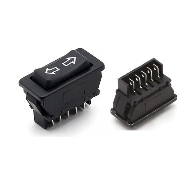 Renault 5 Pins Rocker Switch Металлический пластиковый двигатель 1.2 16V Универсальное питание окна